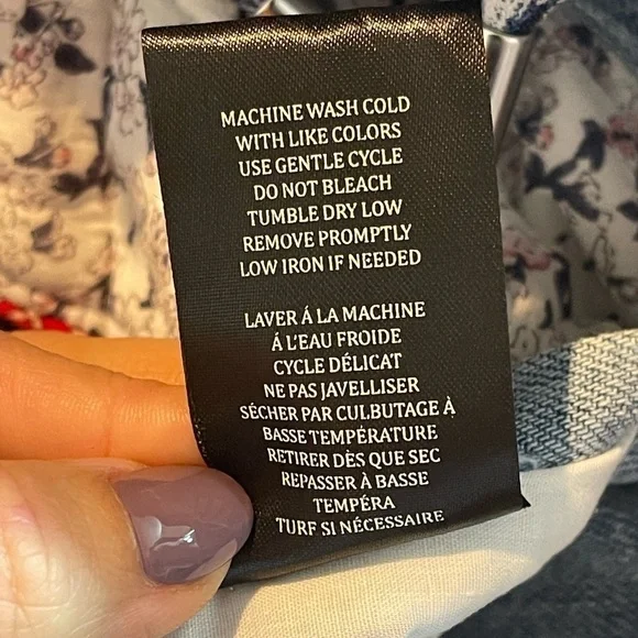 BLANK NYC Anthropologie Reversible Patchwork Denim cotton Jean Jacket XS fits M - Picture 7 of 16